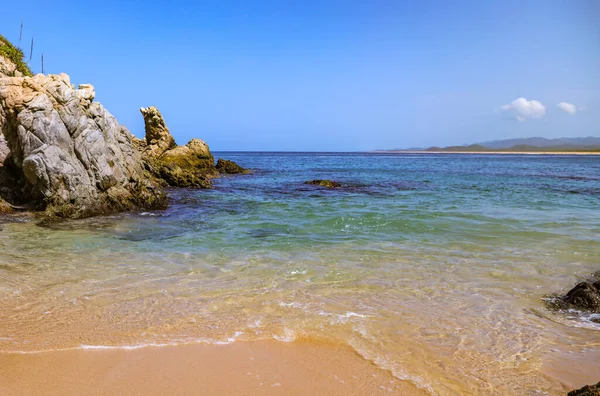 Красивые Цвета Найдены Пляже Mayto Beach Халиско Мексика — стоковое фото