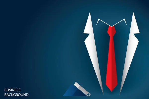 işadamı takım elbise ve kırmızı kravat, iş kavramı arka plan
