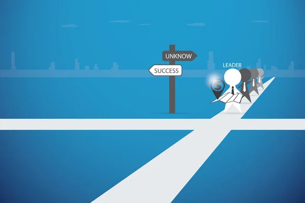 harita tutarak lider takım başarı, liderlik ve iş kavramı yol