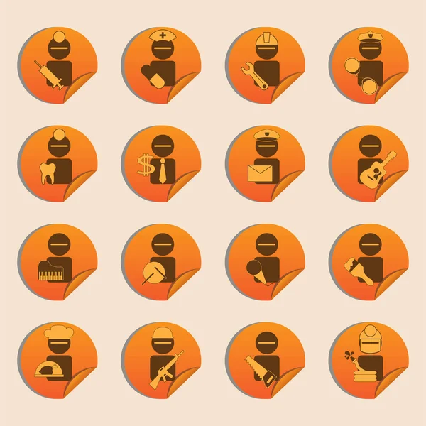 Kariyer simgeler, vektör