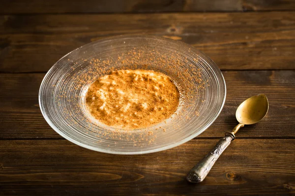 Rice and milk pudding dessert — Stock Photo, Image