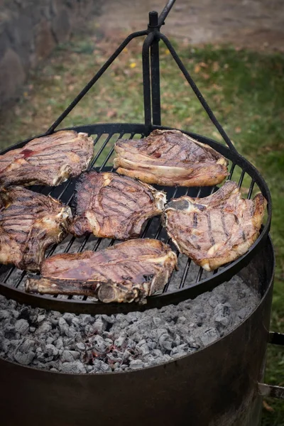 Bifes de carne — Fotografia de Stock