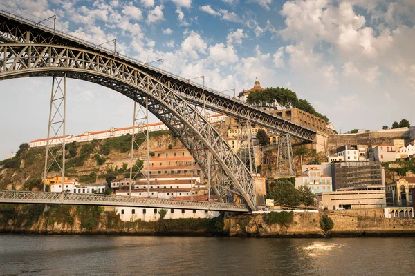 Weergave Van Oporto Van Brug Met Prachtige Architectuur Portugal — Stockfoto