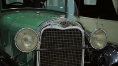 Moscow Airport Domodedovo, Russia - January 07, 2020: Ford Phaeton car close-up