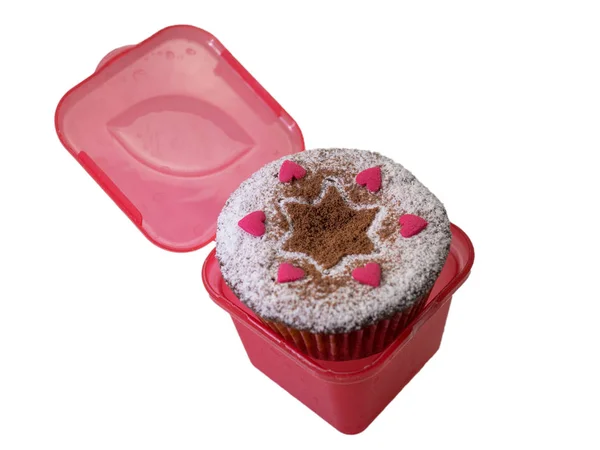 Mini pastel en una caja — Foto de Stock
