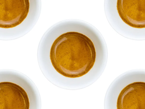 Multiple cups of coffee — Stock Photo, Image
