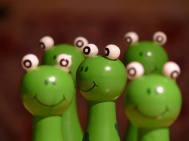 Görüntü arka plan ile yeşil kurbağası