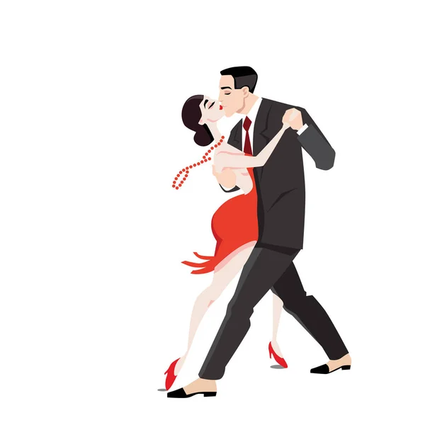 Пара танцювати танго — стоковий вектор