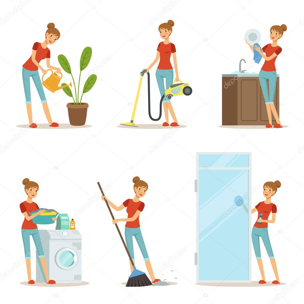 Fotos: tareas domesticas | Mujer haciendo las diferentes ...