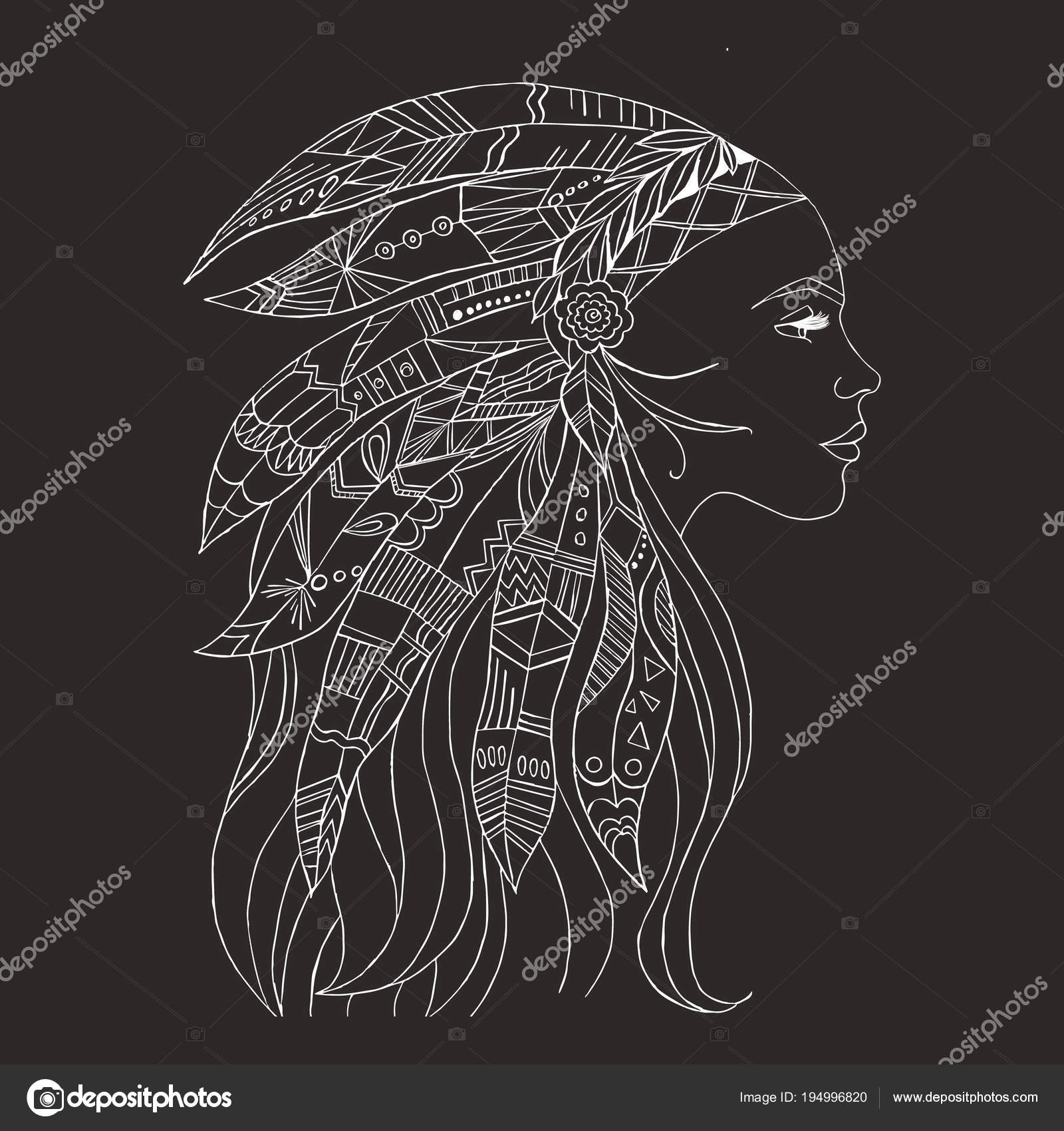 Tribal Indian Woman Tattoo Shirt Design Native American Woman Tattoo Stock Vector Image by ©.6699 #194996820 Tribal Indian Woman Tattoo Shirt Design Native American Woman Tattoo Stock Vector Image by ©.6699 #194996820