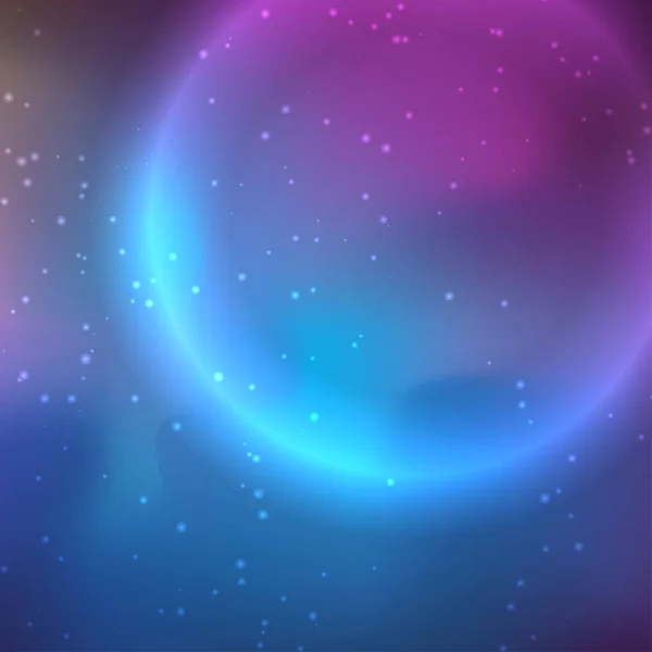 Fondo Galaxy en colores profundos . — Vector de stock