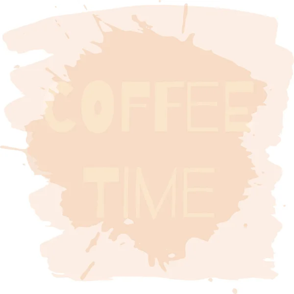 Fond de café ou bannière, couche, web, modèle d'impression . — Image vectorielle