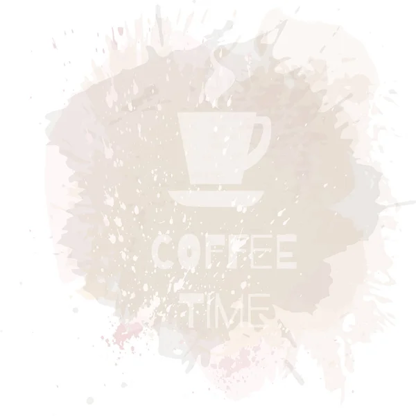 Kaffee Hintergrund oder Banner, Flyer, Web, Druckvorlage. — Stockvektor