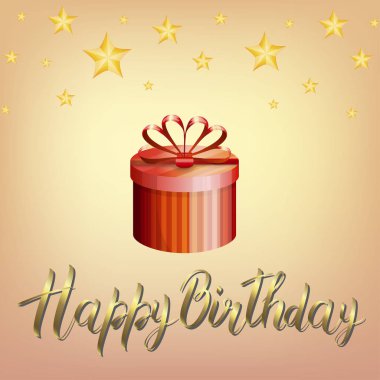 Bir hediye kutusunun çizimi