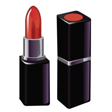 Tüp parlak kırmızı ruj