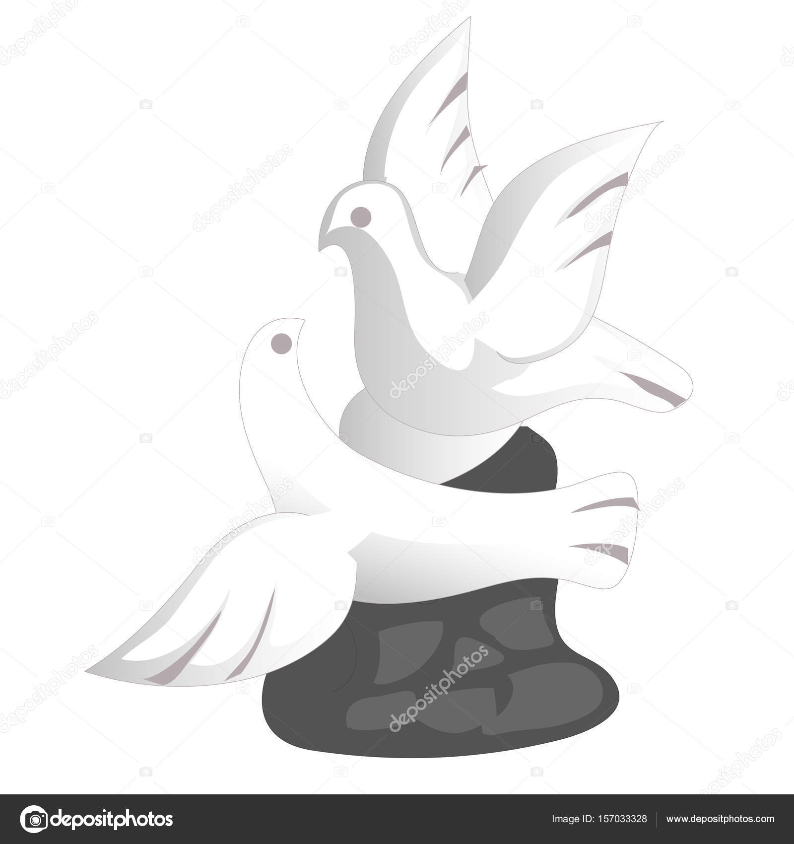 porcelain doves