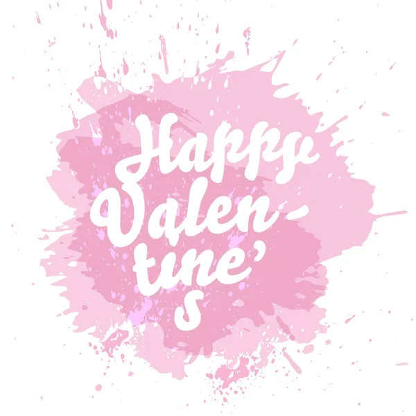 Tarjeta romántica feliz día de San Valentín. Diseño vectorial. — Vector de stock