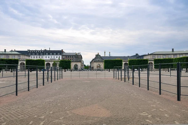 Christianborg Schloss Vorderansicht in Kopenhagen, Dänemark — Stockfoto