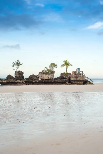 Homokos strand, Boracay, Fülöp-szigetek — Stock Fotó