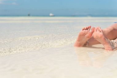 ayak, denizin pedikür karşı ayak ve ayak Spa tek. Topuk ve ayak tabanı için bakım. Ayak masajı.