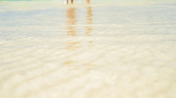 Strand perfecte witte zand turquoise water — Stockfoto