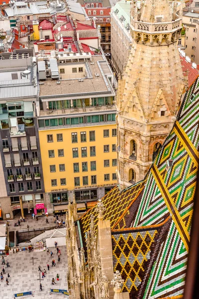 Viena vista panorámica de la ciudad desde la catedral de San Esteban Austria —  Fotos de Stock