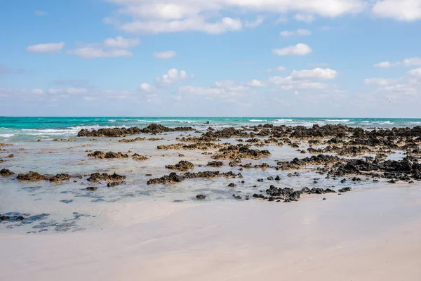 Norte Fuerteventura Corralejo Playa Bandera — Foto de Stock