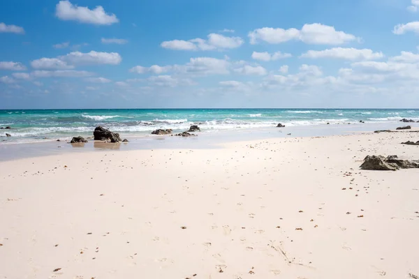 Norte Fuerteventura Corralejo Playa Bandera — Foto de Stock