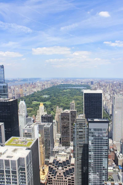 Central Park Luftaufnahme — Stockfoto