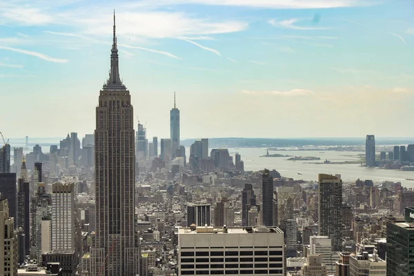 Vista Obszar Manhattanu — Zdjęcie stockowe