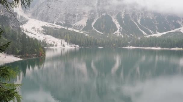 Vista del paisaje en los Alpes italianos — Vídeos de Stock