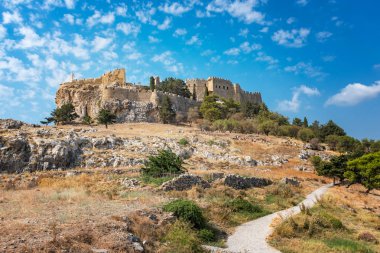 Yol Acropolis Lindos (Rhodes, Yunanistan)
