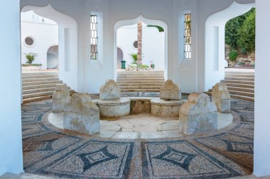 Kalithea (Rhodes, Yunanistan Springs'te ile kubbe)