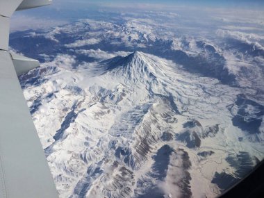 Uçaktan manzara çok güzel.