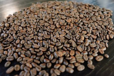 Kavrulmuş tahıl kahverengi kahve  