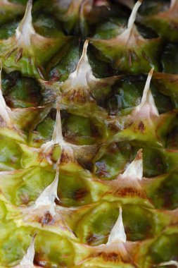 Güzel parlak arka plan kabuğu ananas