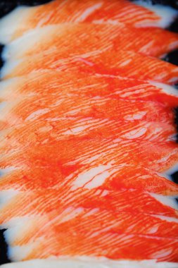 Lezzetli taze Yengeç tablo