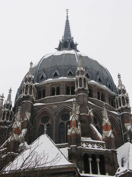 Beautiful Cathedral Vienna Austria Winter — Stock Photo, Image