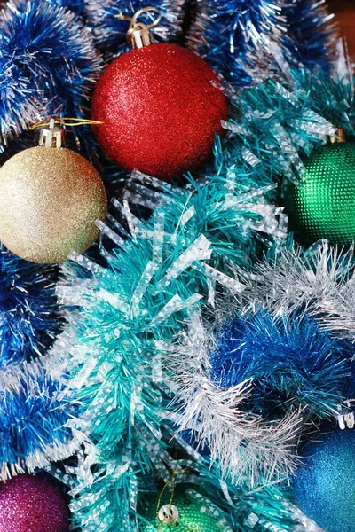 Dekoration Und Kugeln Für Den Weihnachtsbaum — Stockfoto