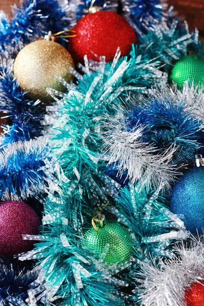 Dekoration Und Kugeln Für Den Weihnachtsbaum — Stockfoto