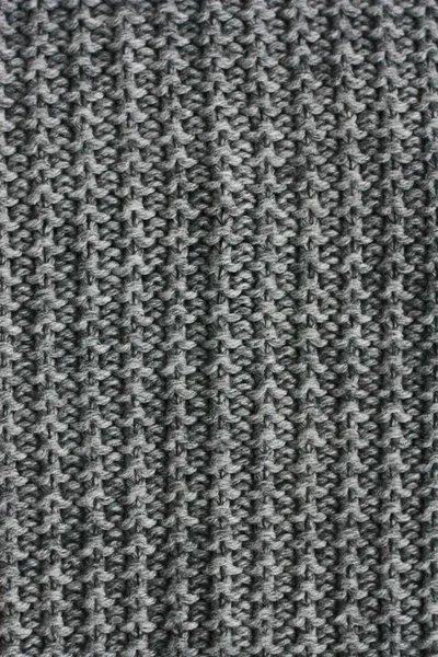 Трикотажный Серый Свитер Крупным Планом — стоковое фото
