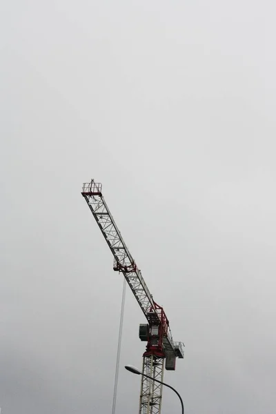 Tower Crane View Sky City — Stock Photo, Image