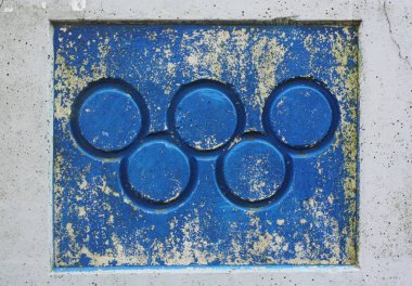 Güzel mavi taş arkaplan yakın görünüm 