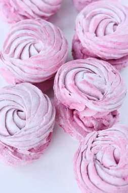 Delicious fresh black currant marshmallows for Breakfast macro