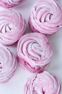 Delicious fresh black currant marshmallows for Breakfast macro