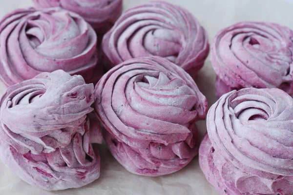 Delicious fresh black currant marshmallows for Breakfast macro
