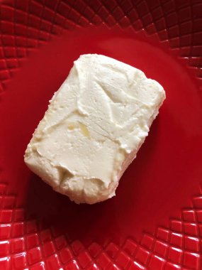 Vanilyalı taze süzme peynir.