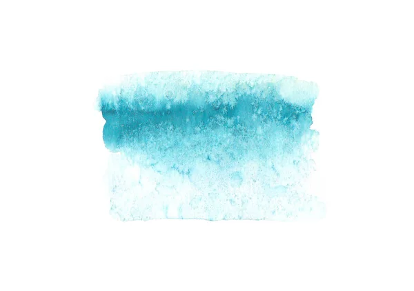 Abstract aquarel blauw textuur, geïsoleerd op een witte achtergrond. Aquarel achtergrond. — Stockvector