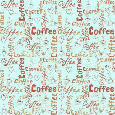 Sorunsuz kroki kahve desen