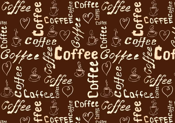 Brun kaffe baggrund - Stock-foto